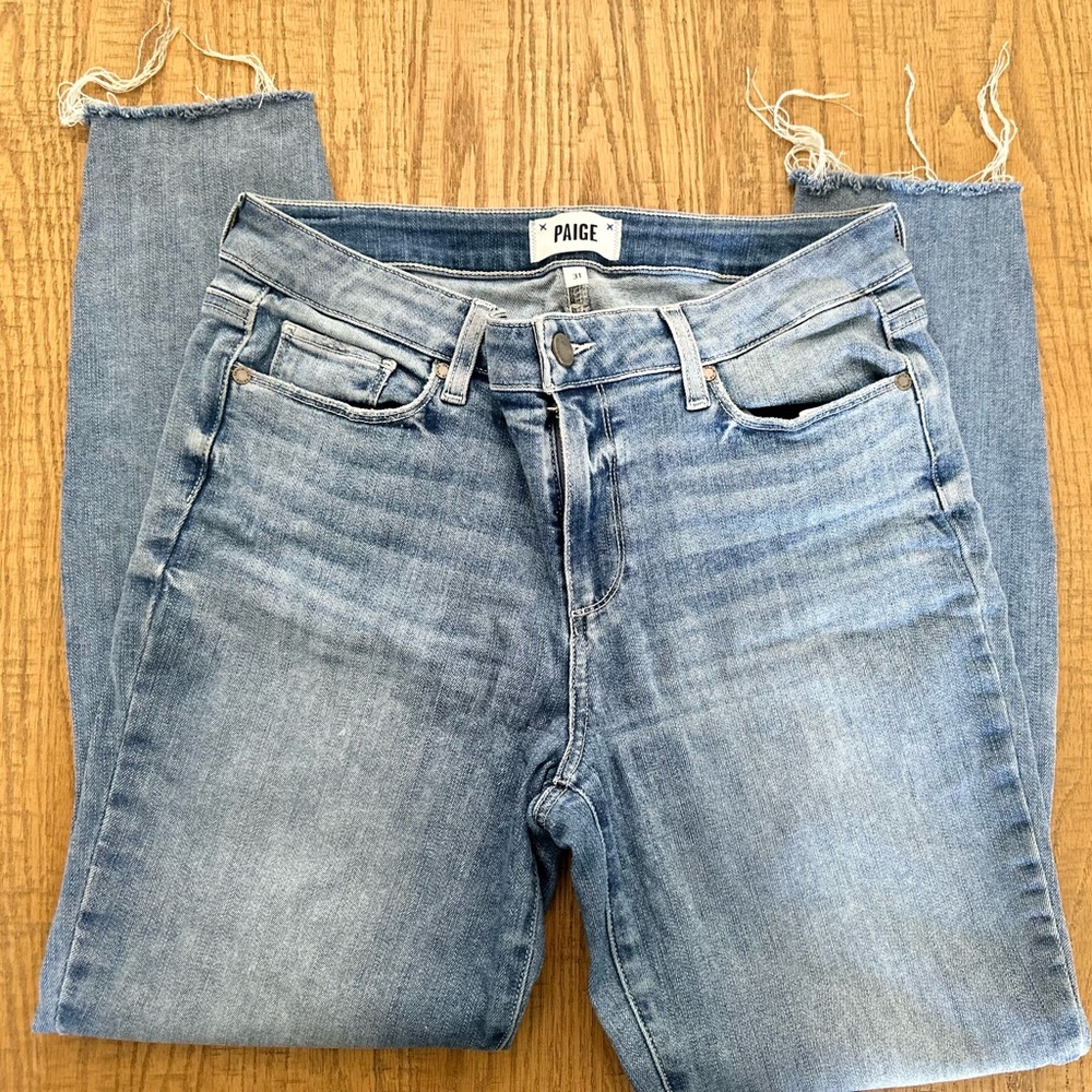 PAIGE Sky Blue Denim Jeans
